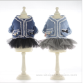 Latest Popular Dog Jean Dress Pet Bubble Dress